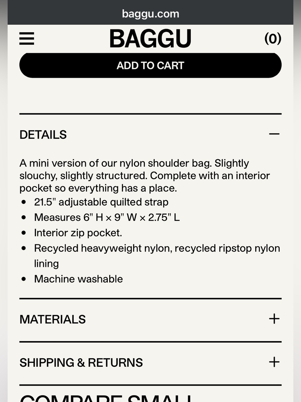 BAGGU Maroon Shoulder Bag - Picture 10 of 12